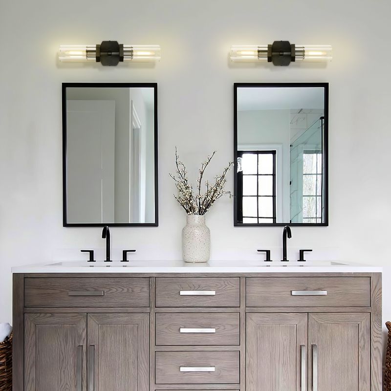 Eve Polygonal Crystal Linear Wall Sconce