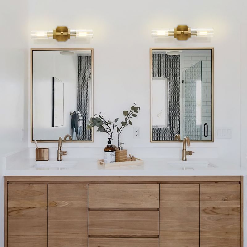 Eve Polygonal Crystal Linear Wall Sconce