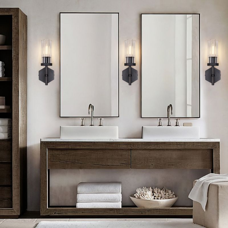 Eve Polygonal Crystal Wall Sconce