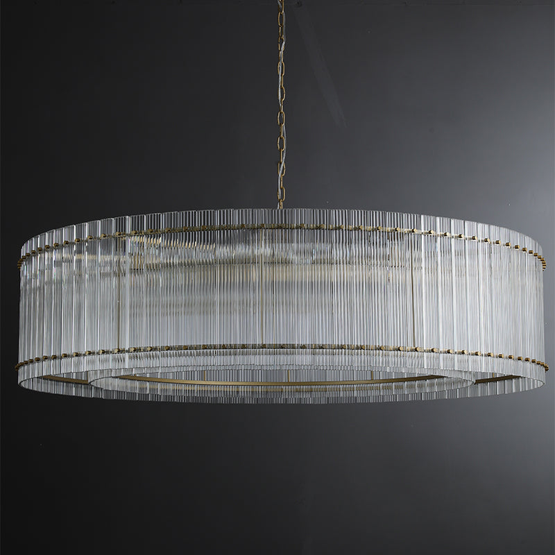 Mark Round Glass Chandelier 60”
