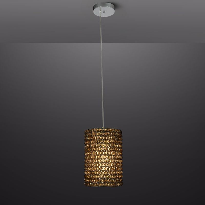 Selia Crystal Pendant 12"H