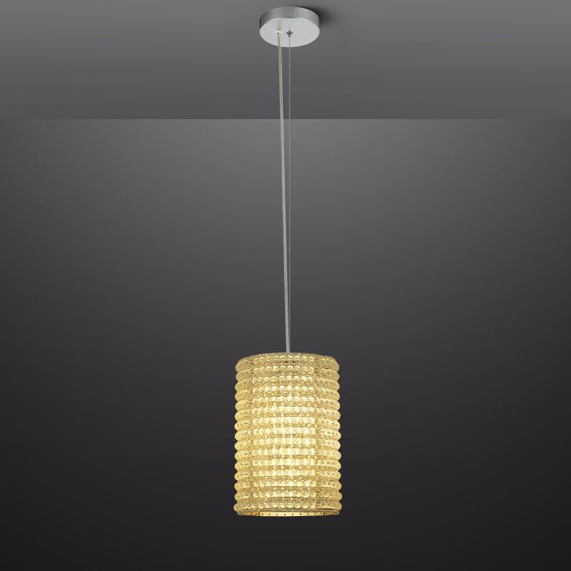 Selia Crystal Pendant 12"H